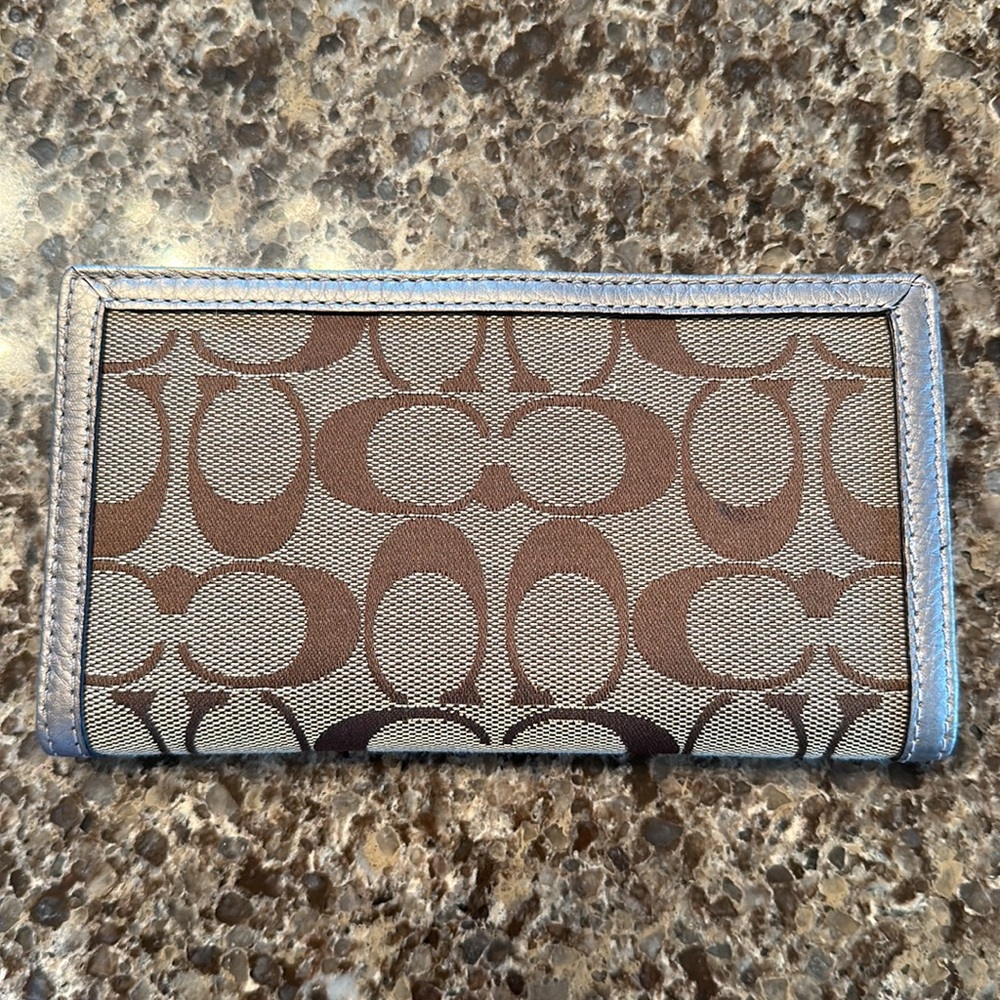 Coach Check Book - Picture 2 of 6